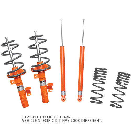 07-10 Mustang GT500 (S197) convertible excl. OE electronic susp. - 1125 STR.T Kit (Orange) Complete Kit
